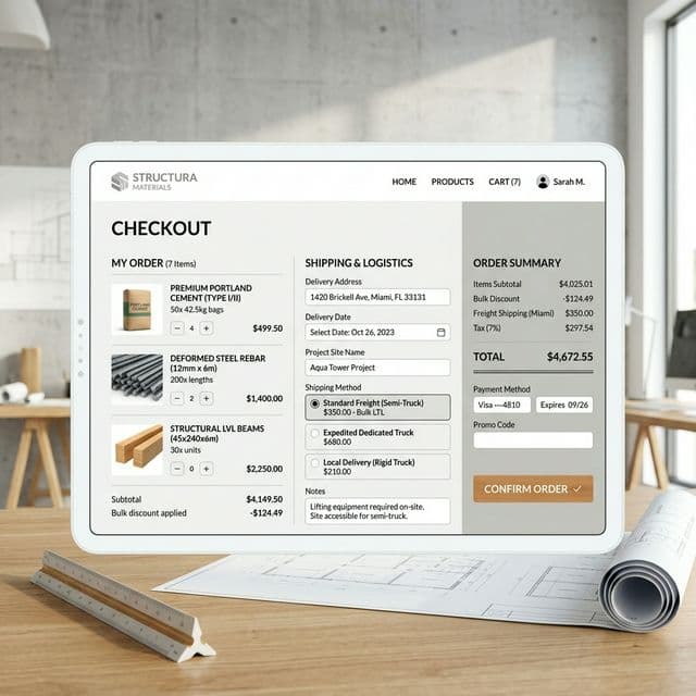 🧱 Loja de Materiais para Construção Mockup 2