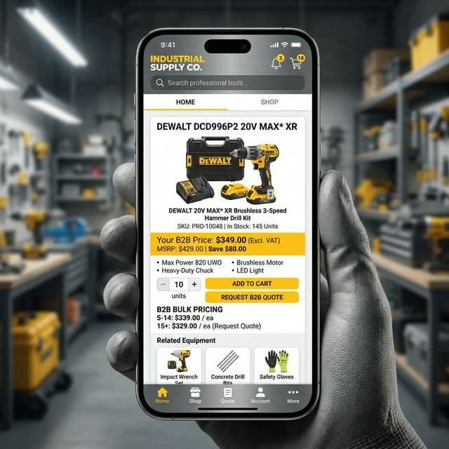 🛠️ Loja de Ferramentas e Equipamentos Mockup 2